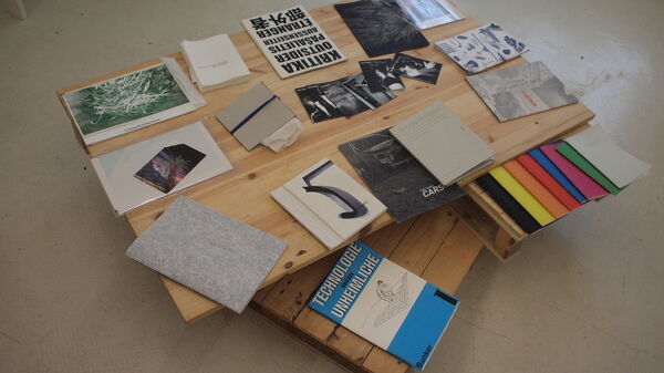 Zines of the Zone / Installation dans le cadre de l’exposition « Zines of the Zone », Fotograf Gallery, Prague (République Tchèque), le 9 avril 2014 © Zines of the Zone
